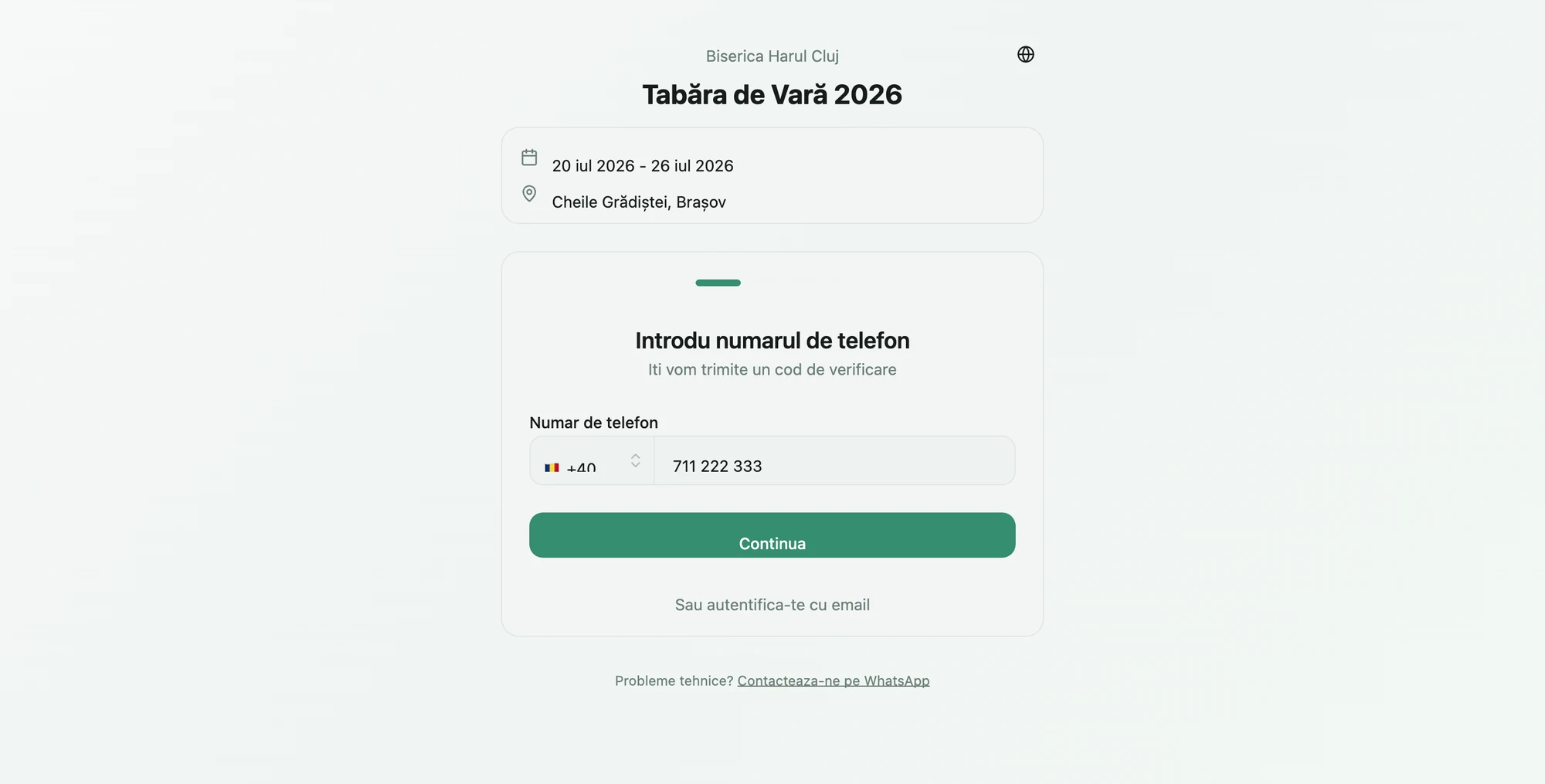 Înscrieri online, fără bătăi de cap